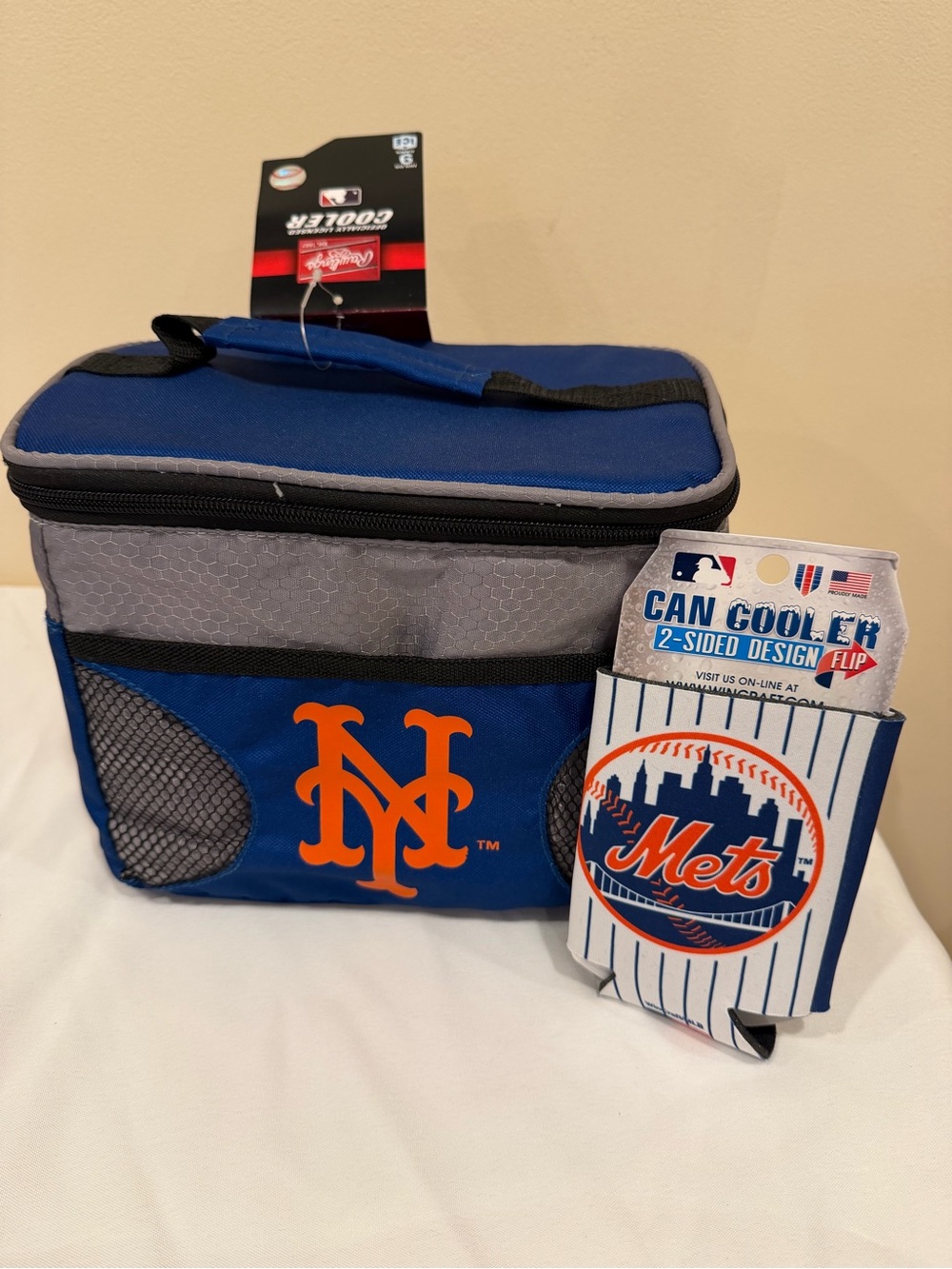 Rawlings Blue and Gray Insulated Cooler Bag with Tag